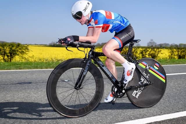 Jensen saved his best 10-mile TT time of the season to qualify for the national championships. Picture: Richard Howes Photography EMN-191107-112059002