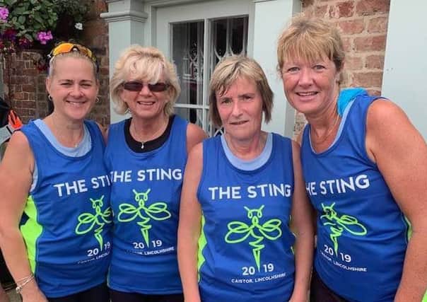Andrea Mettam, Debbie Jinks, Elaine Wilson and Sharon Margarson at the Sting in the Tail 10k EMN-191107-114357002