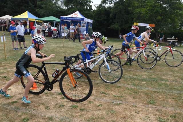 A scene from last year's Sleaford RC School family fun day. Sleaford Triathlon Club, Juniors, demonstartion. EMN-191107-133706001