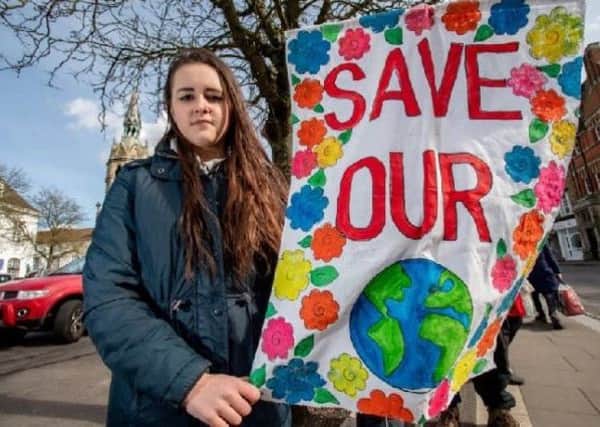 Holly Pavey (12) has been leading the local climate protests.