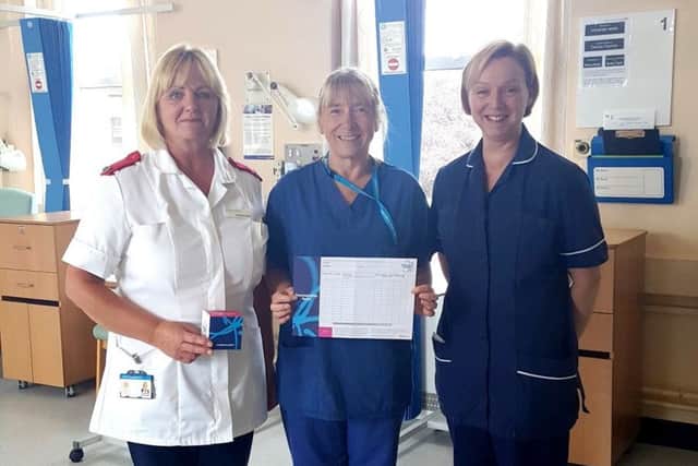 Fotherby Ward staff will be taking part in the fundraising walk this weekend.