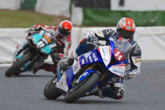 Phil Crowe back in the groove on the track. Picture: Sid Diggins EMN-190715-160009002