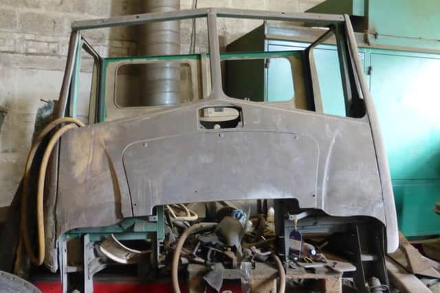 It may not look much at the moment, but this 1950s Morris Series 3 flatbed lorry is very rare. It just needs putting back together.