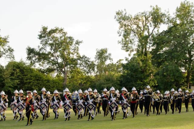 The Romford Pipe band will fill the arena. EMN-190723-154359001