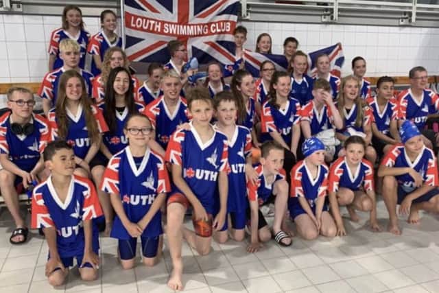 The Louth Swimming Club squad at the annual season highlight in Eindhoven EMN-190718-102737002