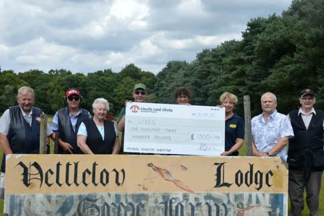 From left: Brian Shucksmith, Derek Wilkinson, Anne Cant (Lincoln Level Shots ), Ivor Hallam (Chairman Lincoln Level Shots), Lydia Walton (Kelsey with Howsham LIVES), Rachel Gibbons (Holton le Moor with Moortown LIVES), Ian Cumber and Les Cant (Level Shots).
Photo courtesy of Mel Jacob EMN-190722-115247001