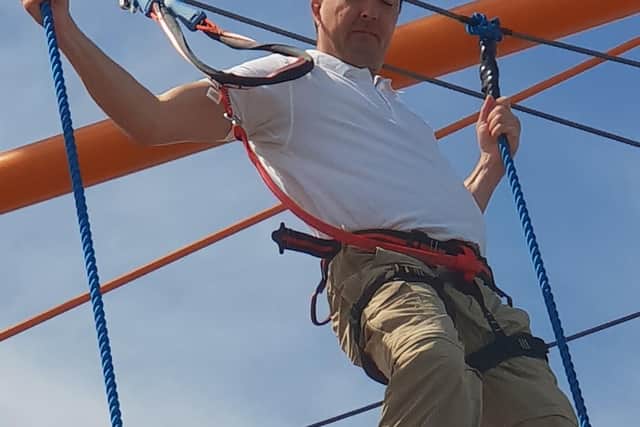 Coun Jimmy Brookes on Altitude 44.