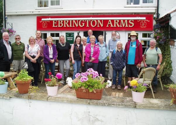 Fenland members at the start of their Sunday morning ramble. EMN-190723-110712001
