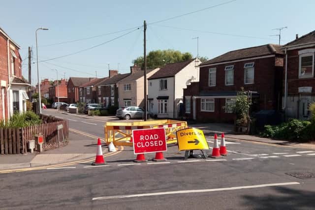 The scene opposite Church Road, off Fishtoft Road.