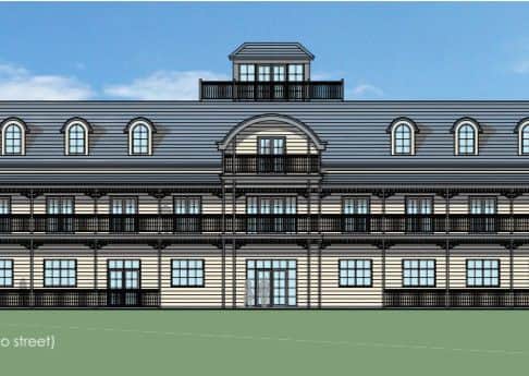 Illustrative plans for the proposed hotel in Sandilands.