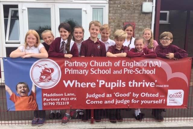 Partney Primary School leavers have had a lot to celebrate.