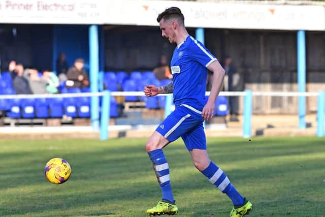 Boston Town v Wyberton action. Photo: John Aron