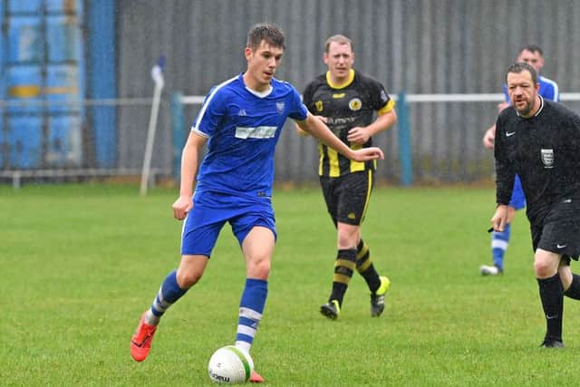 Boston Town v Wyberton action. Photo: John Aron