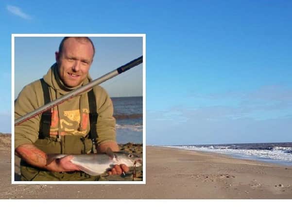 Wayne Sumner, pictured, is to take on an epic non-stop 48 hour fishing challenge at Winthorpe beach, Skegness, for charity.