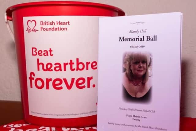 The memorial ball for Mandy Hall in aid of the British Heart Foundation. EMN-190730-145500001