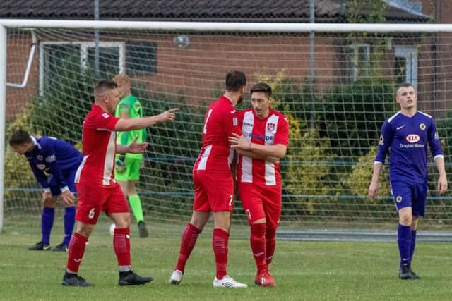 Horncastle Town 2 Boston United 3. Photos: @russelldossett (www.sportspictures.online)