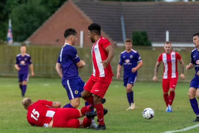 Horncastle Town 2 Boston United 3. Photos: @russelldossett (www.sportspictures.online)