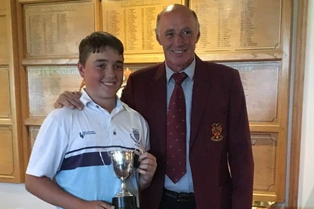 Baines has been crowned club champion at the ages of 14, 15 and 16 EMN-190108-120014002