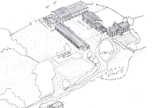 Plans for the proposed heritage centre.