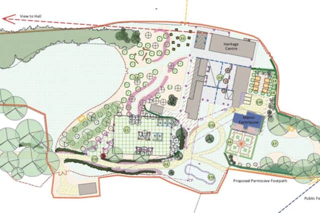 Plans for the proposed heritage centre.