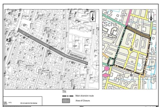 Diversion route - Castleton Boulevard.