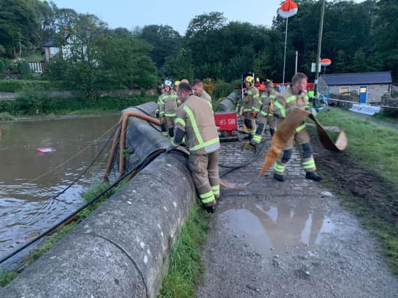 Lincolnshire Fire and Rescue are assisting at Whaley Bridge.