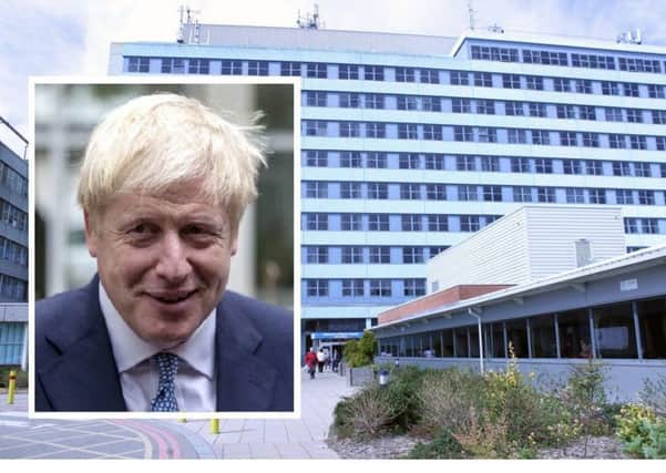 PM Boris Johnson is expected to visit Boston's Pilgrim Hospital tomorrow (Monday).