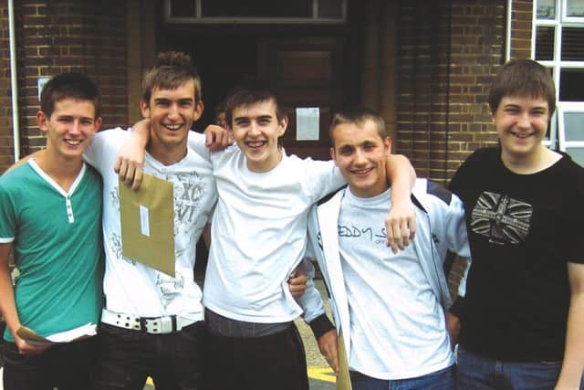 Pictured: Chris Harrison, Andrei Clark, Tom Lanfranco, Ryan Edwards, and Chris Cook.