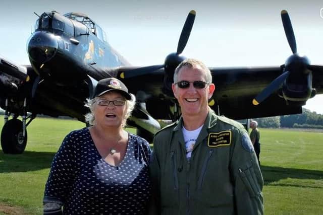 Karen Martin enjoyed a taxi run on the Just JaneLancaster, given to her as a gift from her mum