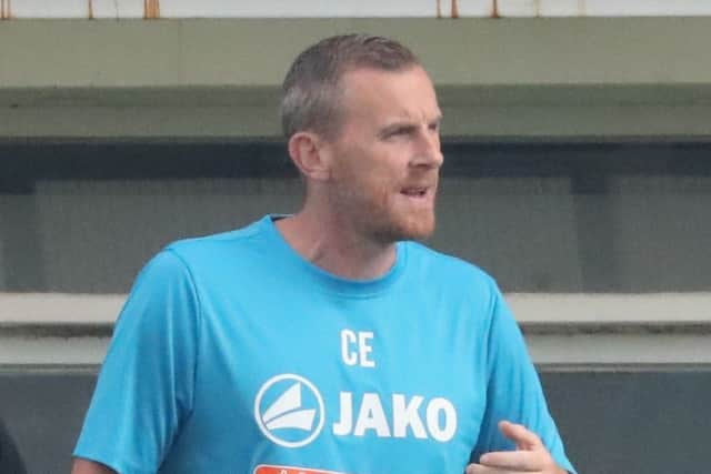 Boston United boss Craig Elliott.