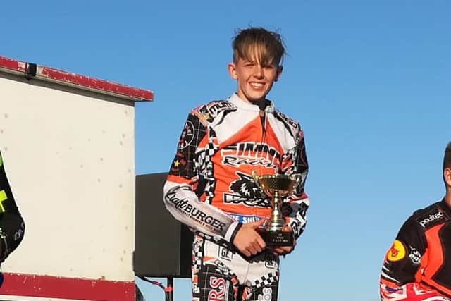 Mickie Simpson tops the podium.