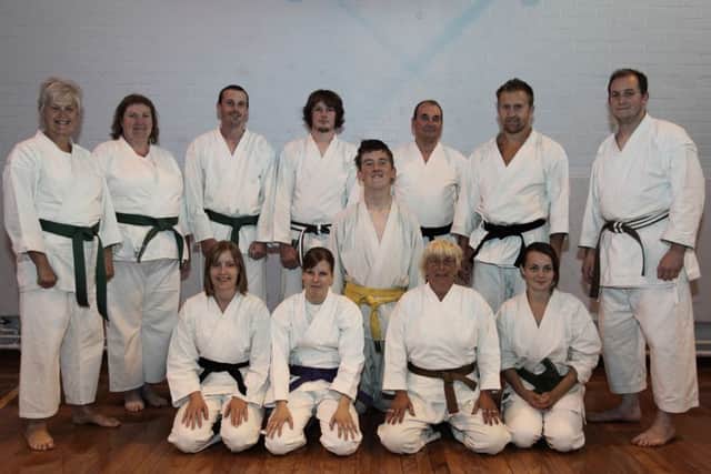 Members of the Shotokan Karate Club of Skegness 10 years ago.