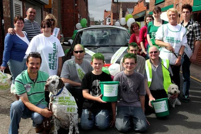 Raising funds for Macmillan Cancer Support 10 years ago.