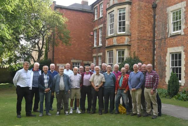 Carres Grammar School old boys who started in 1959, reuniting for tour of old part of the school with headteacher Nick Law. EMN-190909-171318001