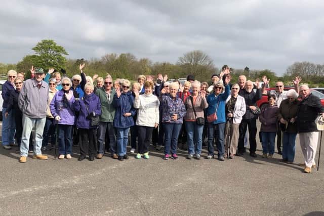 Mark's Tuesday Walks members.