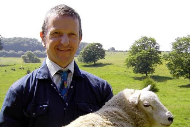 Its a vets life....Julian Earl with one of his patients
