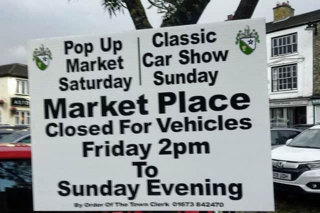 Market Place will be closed to vehicles for this weekend's events EMN-190509-102330001