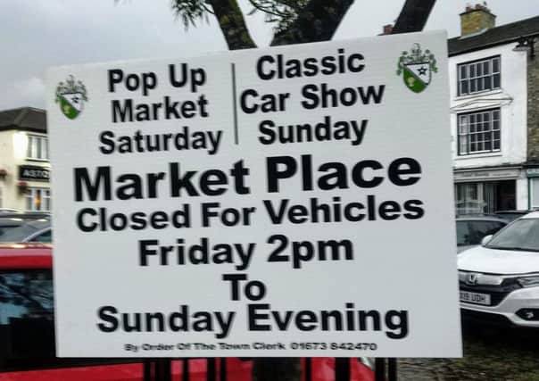 Market Place will be closed to vehicles for this weekend's events EMN-190509-102330001