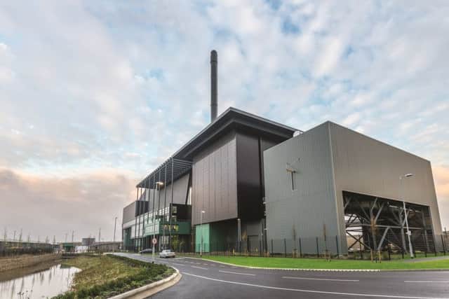 Lincolnshire's Energy From Waste incineration plant at Teal Park. EMN-190509-150702001