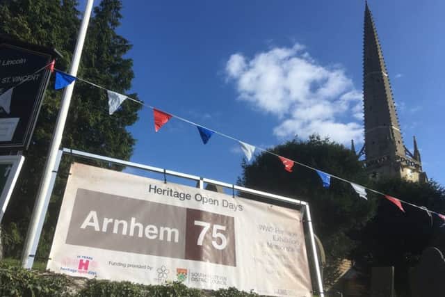 Arnhem exhibition at St Vincent's Church, Caythorpe for heritage Open Days. EMN-191009-105446001