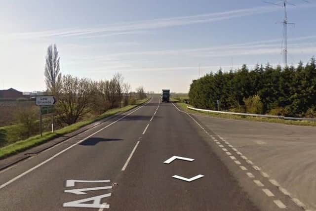 Two fatal RTCs and 4 serious RTCs took place on a stretch of the A17 at Swineshead, near Boston, in the past five years. Image: Google maps.