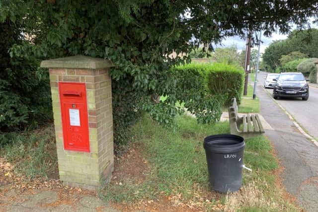 The old post box at Ewerby before removal. Residents currently have to travel to the next village to post a letter. EMN-190917-113236001