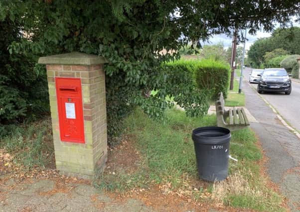 The old post box at Ewerby before removal. Residents currently have to travel to the next village to post a letter. EMN-190917-113236001