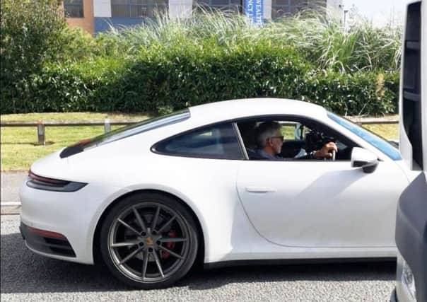 Formula 1 racing legend Damon Hill was spotted travelling with the Top Gear team. (Photo supplied by Wayne Crawford).