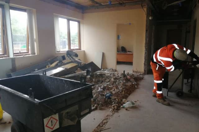 Construction work is underway to create the new centre at Lincoln.