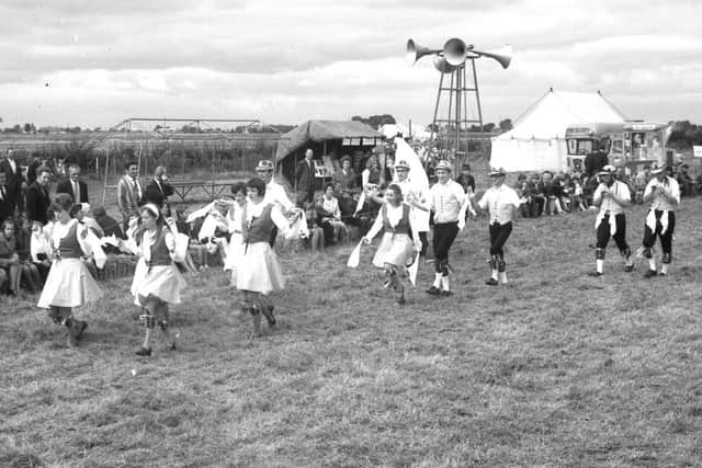 The recently formed Holland Folk Dancing Group.