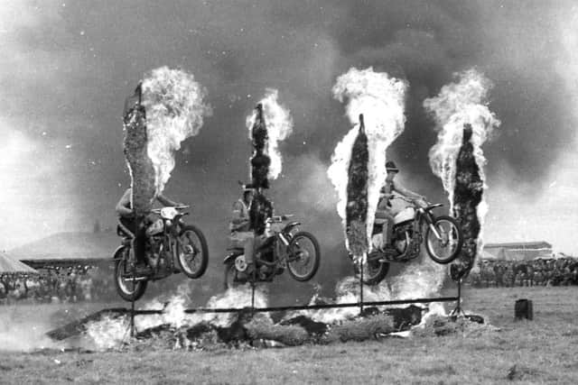 The most popular act on the day were the Mohican Dare Devils.