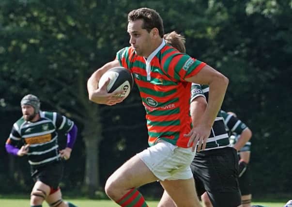 Will Pridgeon began the new season with two tries at promotion-chasing Dronfield. Picture: Jon Staves EMN-190916-130843002