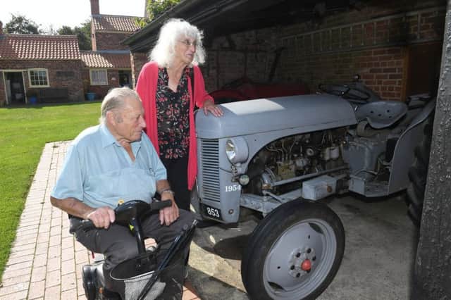 Heritage Open Day at Church Farm Museum, Skegness. Jim Drewery and Norah Petch. ANL-190916-131657001