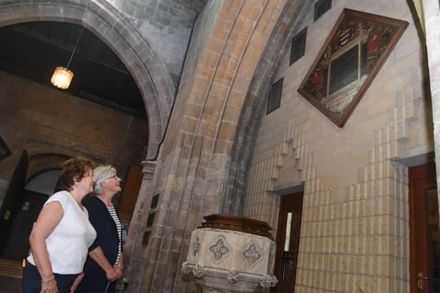 Barbara Scholey and Lynn Knox at St Mary's Chuch. EMN-190916-092408001